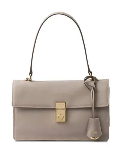PRADA MEDIUM LEATHER SHOULDER BAG