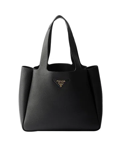 PRADA MEDIUM LEATHER TOTE BAG
