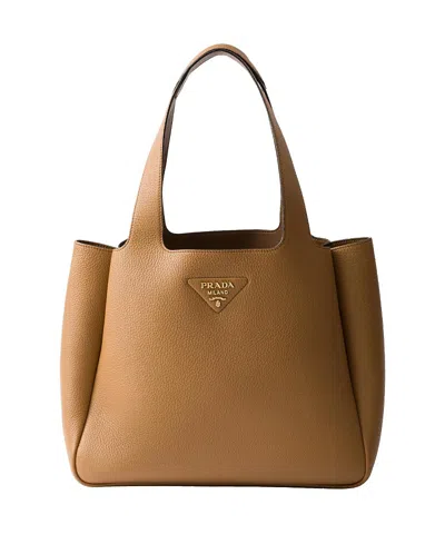 PRADA MEDIUM LEATHER TOTE BAG