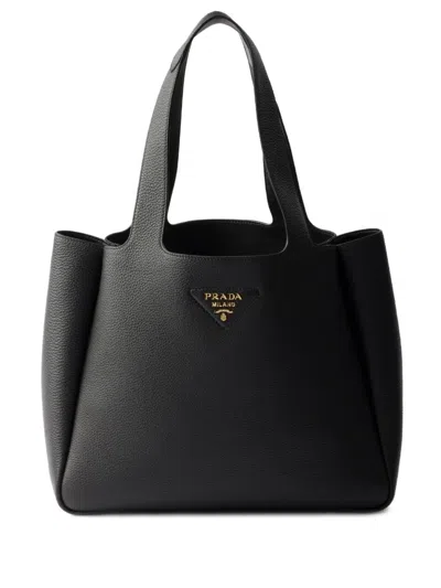 Prada Medium Leather Tote Bag