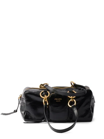 PRADA MEDIUM LEATHER TOTE BAG