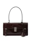 Prada Medium Leather Handbag In Brown