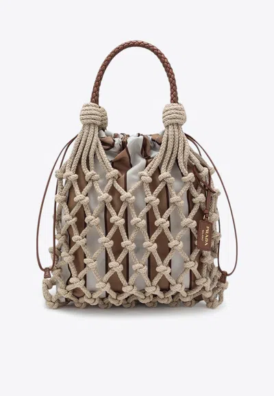 Prada Medium Noué Top Handle Bag