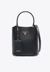 Prada Medium Panier Top Handle Bag In Black