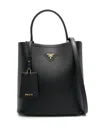 Prada Medium Panier Tote Bag In Black