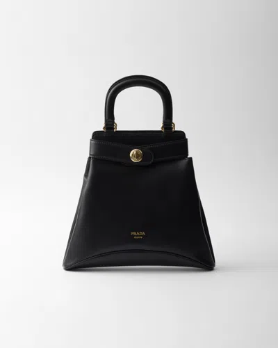 PRADA MEDIUM PRADA CAREY LEATHER BAG