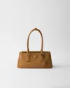 Prada Womens Brown Galleria Medium Leather Top-handle Bag In Karamell