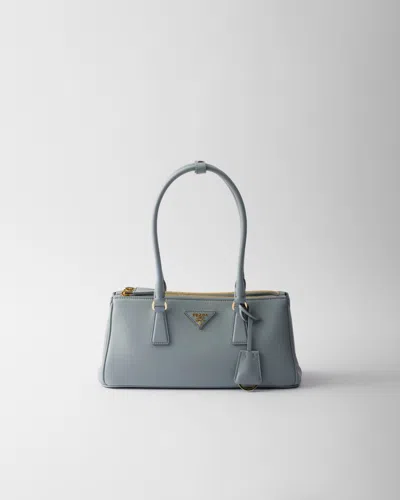 Prada Mittelgrosse  Galleria Tasche Aus Leder In Opal