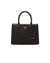 Prada Womens Black Galleria Medium Saffiano-leather Tote Bag
