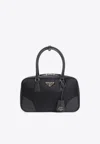 Prada Womens Blue Re-edition 1978 Re-nylon Medium Recycled-polyamide Top-handle Bag
