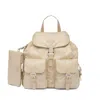 Prada Medium Re-nylon Backpack In Desert Yellow
