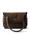 Prada Medium Re-nylon Traveller Shoulder Bag In Pattern