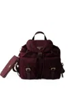 Prada Medium Re-nylon Backpack In Black