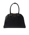 Prada Medium Saffiano Leather Tote Bag In Black