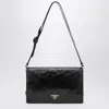 Prada Flap Soft Leather Shoulder Bag