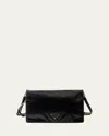 Prada Flap Soft Leather Shoulder Bag