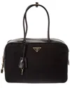 Prada Medium Top-handle Re-nylon And In Black