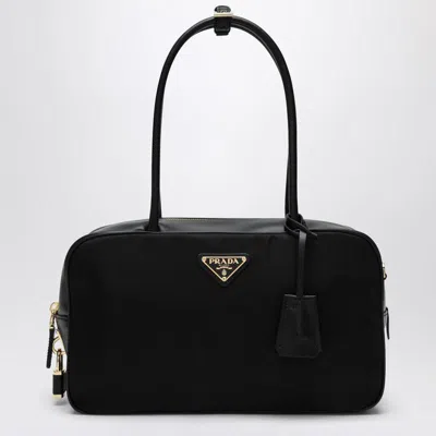 Prada Medium Top-handle Re-nylon And In Black
