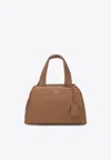 Prada Medium Caramel-coloured Trunk Bag In In Brown