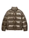 Prada Medium Down Jacket In Re-nylon In Green