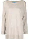 Prada Mélange-effect T-shirt