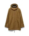 Prada Mélange Hopsack Wool Jacket In Cinnamon