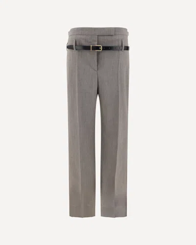 PRADA MÉLANGE PALAZZO PANTS