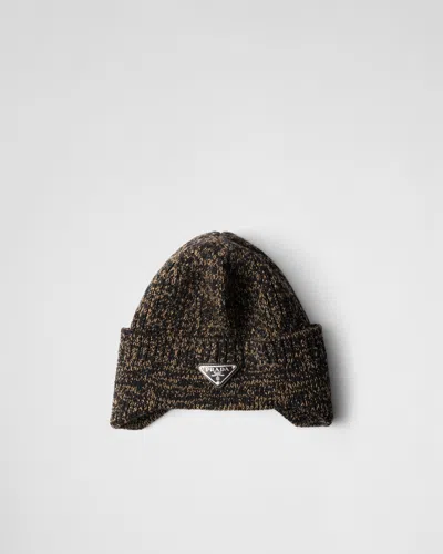 PRADA MÉLANGE WOOL BEANIE