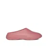 Prada Mellow Rubber Mules In Pink