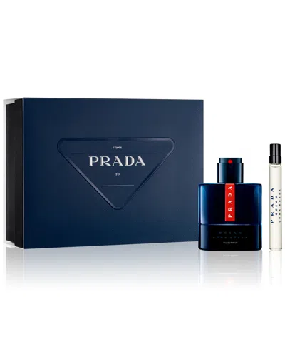 Prada Men's 2-pc. Luna Rossa Ocean Eau De Parfum Gift Set In White