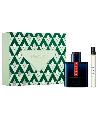 Prada Men's 2-pc. Luna Rossa Ocean Eau De Parfum Gift Set In Transparent
