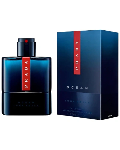 Prada Men's 3.3oz Luna Rossa Ocean Edt Spray In White