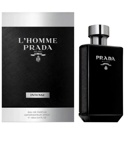 Prada Men's 3.4oz L'homme Intense Edp Spray In White