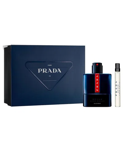 Prada Men's 3.3oz Luna Rossa Ocean Intense 2pc Set