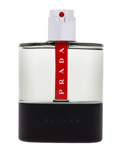 Prada Men's 3.4oz Luna Rossa Carbon Edt Spray In White