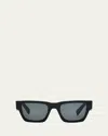 Prada Men's Acetate Square Sunglasses