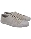 Prada Men's Aged-effect Ow-top Sneakers, Size 9 (authentic Pre-loved) In Neutral