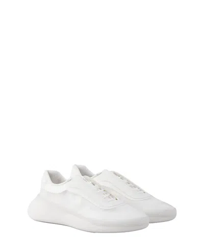 Prada America's Cup Re-nylon And Bike Fabric Sneakers In White