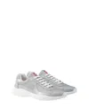 Prada America's Cup Panelled Sneakers In Gray