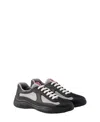Prada Men's America's Cup Soft Rubber And Bike Fabric Sneakers