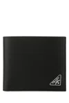Prada Men Black Leather Wallet
