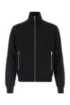 Prada Reversible Virgin Wool And Re-nylon Jacket In Black