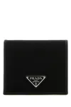 Prada Men Black Nylon Wallet