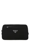Prada Men Black Re-nylon Belt Bag