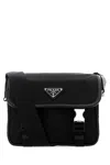 Prada Men Black Re-nylon Crossbody Bag