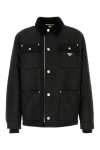Prada Long-sleeved Casual Jacket In Black
