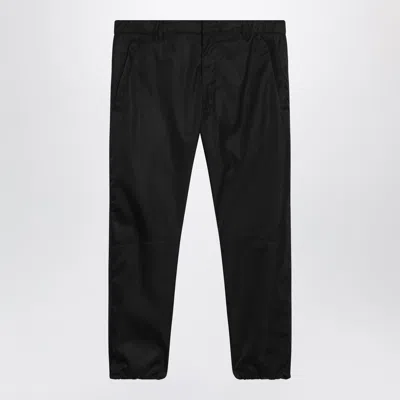 Prada Men's Black Re-nylon Trousers