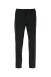 Prada Black Stretch Wool Pant In Black