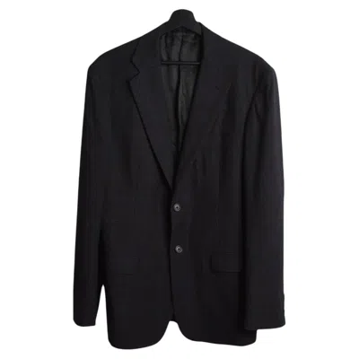 Pre-owned Prada Men's Blazer Jacket Size L - D0753 In Black
