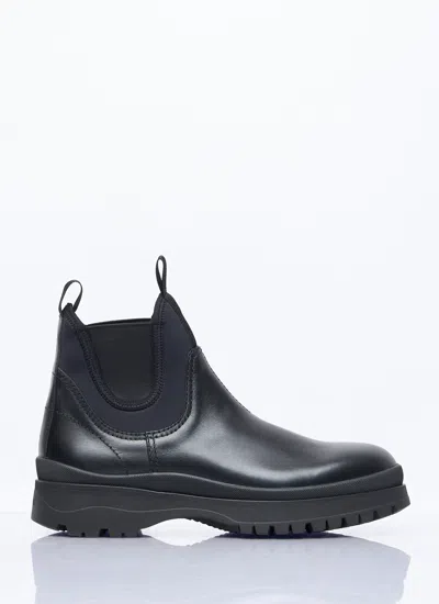 Prada Men Blixxen Boots In Black